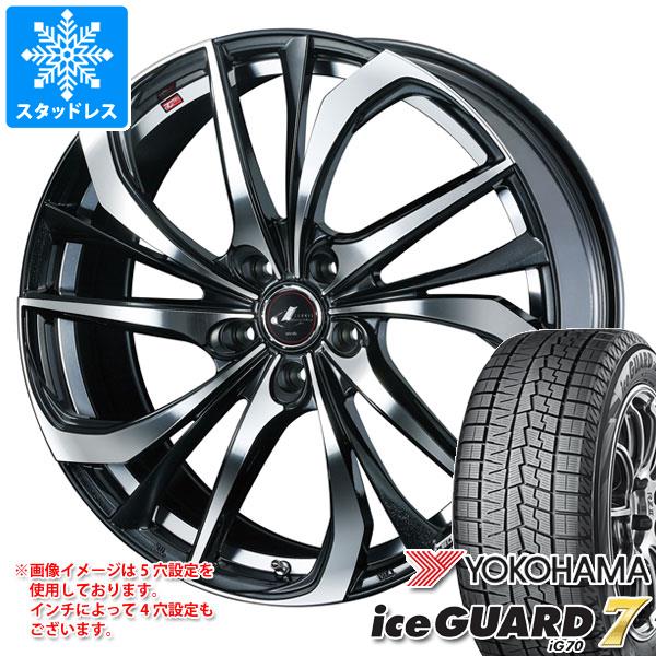 【タイヤ交換対象】スタッドレスタイヤ ヨコハマ アイスガードセブン iG70 185/65R15 88Q ＆ レオニス TE タイヤホイール4本セット185/65-15 YOKOHAMA iceGUARD 7 iG70