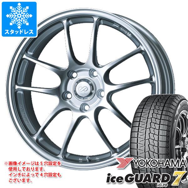 【タイヤ交換対象】プリウス 60系用 スタッドレス ヨコハマ アイスガードセブン iG70 195/60R17 90Q エンケイ パフォーマンスライン PF01 タイヤホイール4本セット|タイヤマックス
