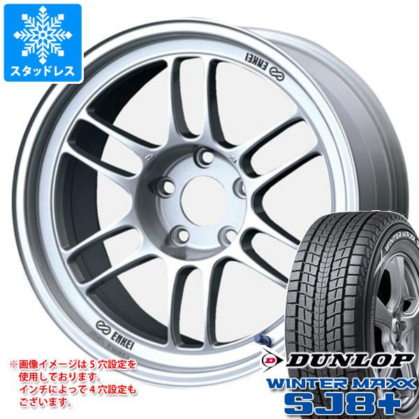 【タイヤ交換対象】スタッドレスタイヤ ダンロップ ウインターマックス SJ8 プラス 235/65R18 106Q & エンケイ レーシング RPF1 7.5-18 タイヤホイール4本セット235/65-18 DUNLOP WINTER MAXX SJ8+|タイヤマックス