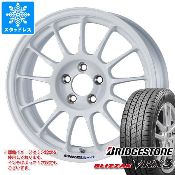 【タイヤ交換対象】スタッドレスタイヤ ブリヂストン ブリザック VRX3 185/55R16 83Q ＆ エンケイ スポーツ RC-T5 6.5-16 タイヤホイール4本セット185/55-16 BRIDGESTONE BLIZZAK VRX3｜タイヤマックス