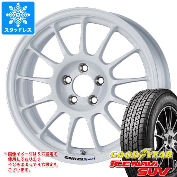 【タイヤ交換対象】スタッドレスタイヤ グッドイヤー アイスナビ SUV 215/65R16 98Q ＆ エンケイ スポーツ RC-T5 7.0-16 タイヤホイール4本セット215/65-16 GOODYEAR ICE NAVI SUV｜タイヤマックス