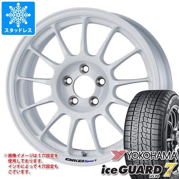 【タイヤ交換対象】スタッドレスタイヤ ヨコハマ アイスガードセブン iG70 195/45R16 84Q XL & エンケイ スポーツ RC-T5 6.5-16 タイヤホイール4本セット195/45-16 YOKOHAMA iceGUARD 7 iG70|タイヤマックス