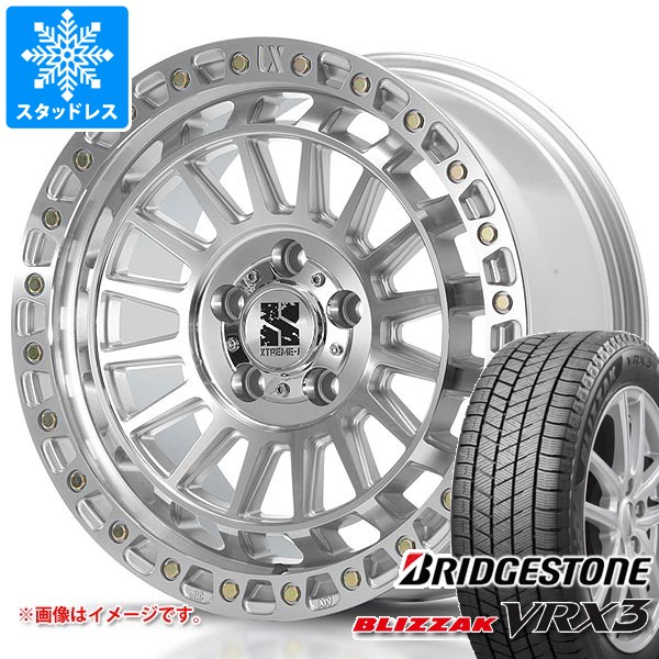 【タイヤ交換対象】5本セット ジープ ラングラー JK/JL系用 スタッドレス ブリヂストン ブリザック VRX3 265/65R18 114Q MLJ エクストリームJ XJ08 タイヤホイール5本セット