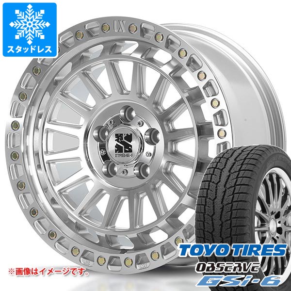 【タイヤ交換対象】ジープ ラングラー JK/JL系用 スタッドレス トーヨー オブザーブ GSi-6 265/65R18 116Q XL MLJ エクストリームJ XJ08 タイヤホイール4本セット｜タイヤマックス