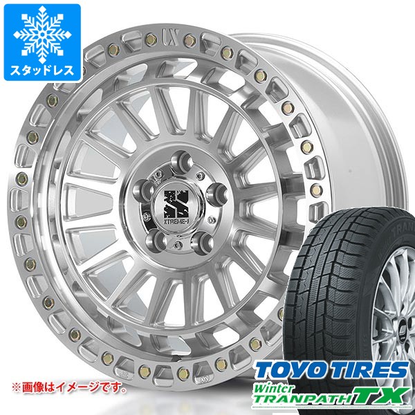 【タイヤ交換対象】ミツビシ デリカD5用 スタッドレス トーヨー ウィンタートランパス TX 225/65R17 102Q MLJ エクストリームJ XJ08 タイヤホイール4本セット|タイヤマックス