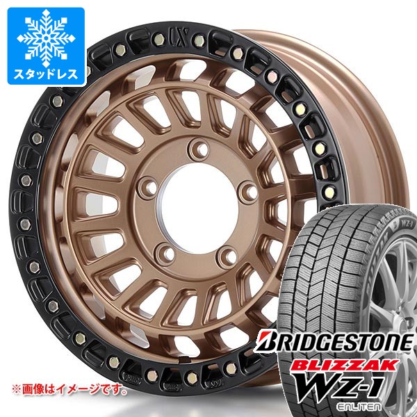 【タイヤ交換対象】スズキ ジムニーシエラ JB74W用 スタッドレス ブリヂストン ブリザック WZ-1 215/70R16 100Q MLJ エクストリームJ XJ08 タイヤホイール4本セット