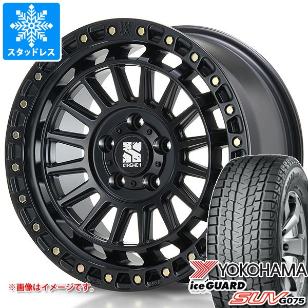 【タイヤ交換対象】5本セット ジープ ラングラー JK/JL系用 スタッドレス ヨコハマ アイスガード SUV G075 265/65R18 114Q MLJ エクストリームJ XJ08 タイヤホイール5本セット