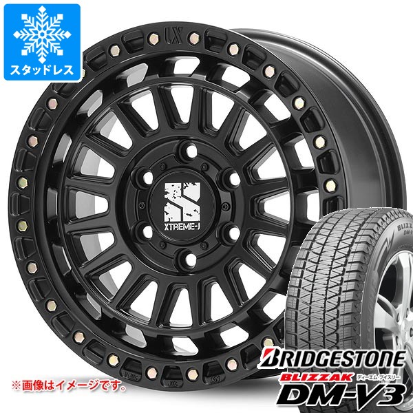 【タイヤ交換対象】トヨタ ランドクルーザー250用 スタッドレス ブリヂストン ブリザック DM-V3 265/65R18 116Q XL MLJ エクストリームJ XJ08 タイヤホイール4本セット|タイヤマックス