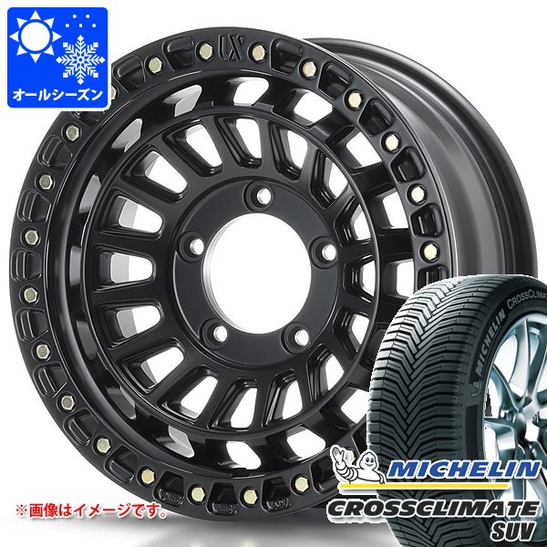 【タイヤ交換対象】スズキ ジムニーノマド JC74W用 オールシーズンタイヤ ミシュラン クロスクライメート SUV 215/70R16 100H MLJ エクストリームJ XJ08 6.0-16 タイヤホイール4本セット