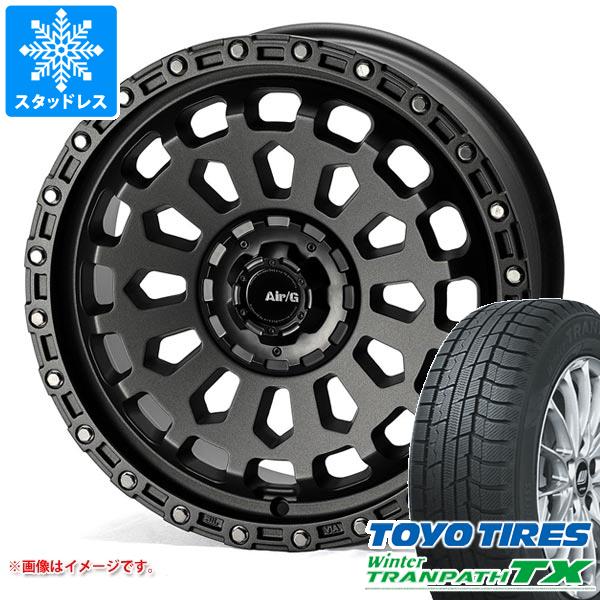 【タイヤ交換対象】スタッドレスタイヤ トーヨー ウィンタートランパス TX 225/65R17 102Q & エアージー ヴァルカン 7.0-17 タイヤホイール4本セット225/65-17 TOYO Winter TRANPATH TX|タイヤマックス