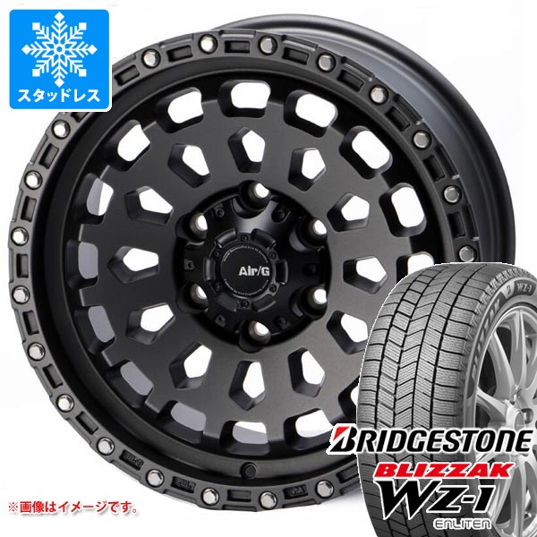 【タイヤ交換対象】トヨタ ランドクルーザー300用 スタッドレス ブリヂストン ブリザック WZ-1 265/65R18 116Q XL 2025年10月発売サイズ エアージー ヴァルカン タイヤホイール4本セット|タイヤマックス