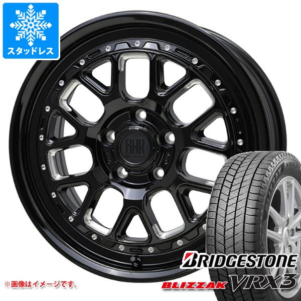 【タイヤ交換対象】スタッドレスタイヤ ブリヂストン ブリザック VRX3 225/65R17 102Q & バークレイハードロック ヒューロン 7.0-17 タイヤホイール4本セット225/65-17 BRIDGESTONE BLIZZAK VRX3|タイヤマックス