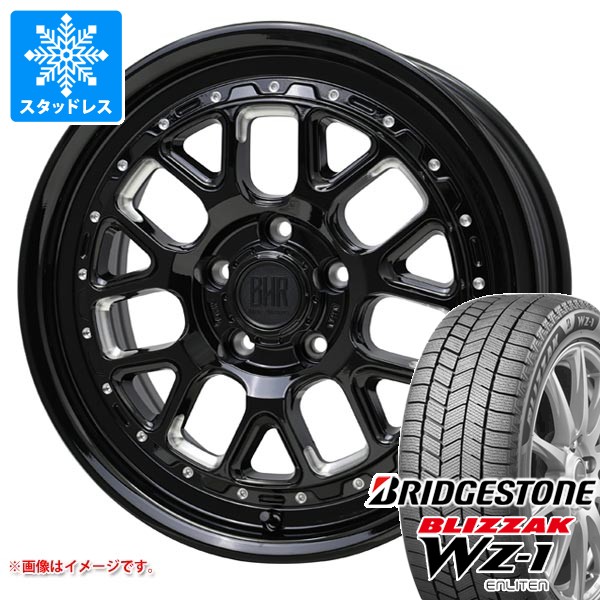 【タイヤ交換対象】マツダ CX-5 KE/KF系用 スタッドレス ブリヂストン ブリザック WZ-1 225/65R17 102Q バークレイハードロック ヒューロン タイヤホイール4本セット