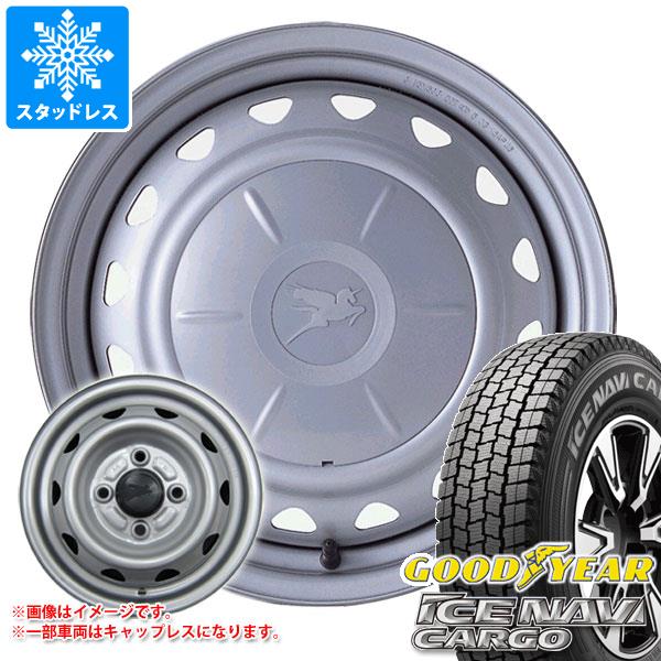 【タイヤ交換対象】サクシード プロボックス 160系用 スタッドレス グッドイヤー アイスナビカーゴ 155/80R14 88/86N キャロウィン タイヤホイール4本セット｜タイヤマックス 47,940円