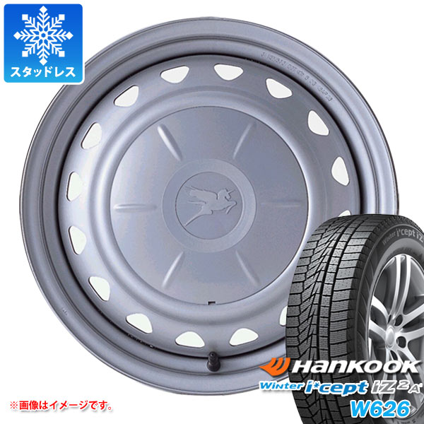 【タイヤ交換対象】スタッドレスタイヤ ハンコック ウィンターアイセプト IZ2エース W626 165/70R14 81T ＆ キャロウィン 5.5-14 タイヤホイール4本セット165/70-14 HANKOOK Winter i cept IZ2A W626