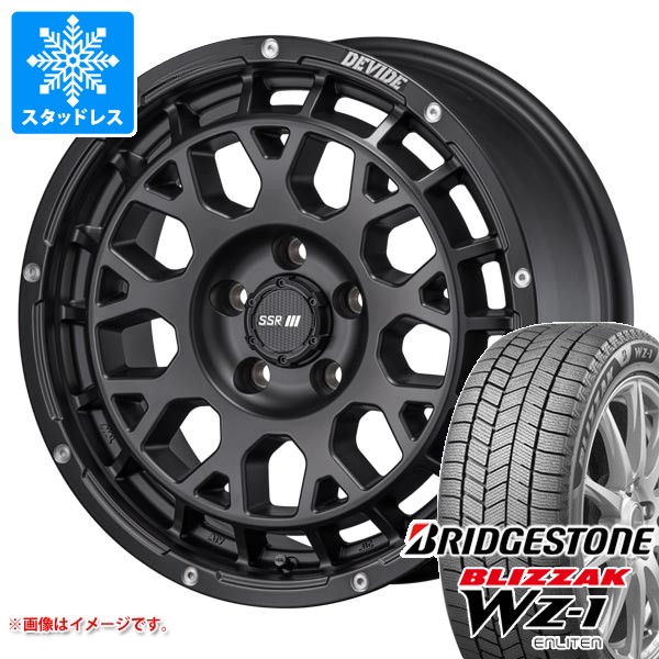 【タイヤ交換対象】ニッサン T31エクストレイル用 スタッドレス ブリヂストン ブリザック WZ-1 215/65R16 98Q SSR ディバイド G:M タイヤホイール4本セット