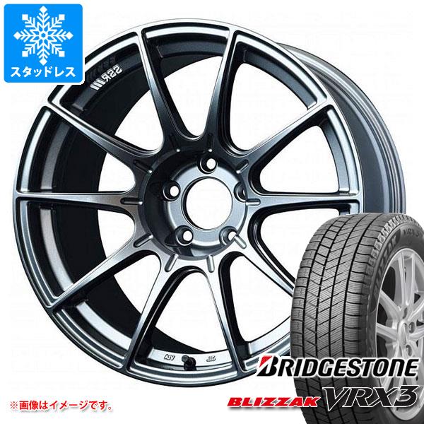 【タイヤ交換対象】スタッドレスタイヤ ブリヂストン ブリザック VRX3 175/60R16 82Q ＆ SSR GTX01 6.5-16 タイヤホイール4本セット175/60-16 BRIDGESTONE BLIZZAK VRX3