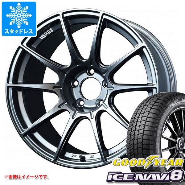 【タイヤ交換対象】スタッドレスタイヤ グッドイヤー アイスナビ8 175/65R15 84Q ＆ SSR GTX01 6.0-15 タイヤホイール4本セット175/65-15 GOODYEAR ICE NAVI8