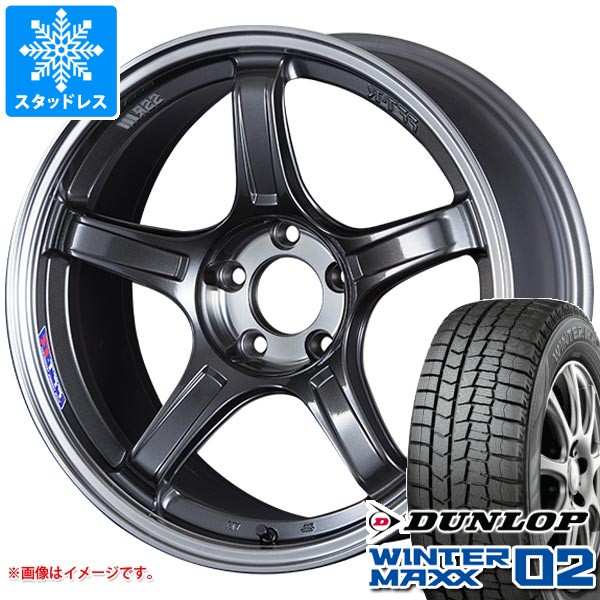 【タイヤ交換対象】スタッドレスタイヤ ダンロップ ウインターマックス02 WM02 225/45R18 91Q & SSR GTX03 8.5-18 タイヤホイール4本セット225/45-18 DUNLOP WINTER MAXX 02 WM02|タイヤマックス