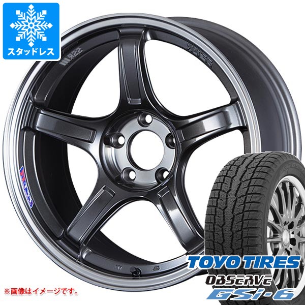 【タイヤ交換対象】スタッドレスタイヤ トーヨー オブザーブ GSi-6 225/60R18 100Q & SSR GTX03 7.5-18 タイヤホイール4本セット225/60-18 TOYO OBSERVE GSi-6|タイヤマックス