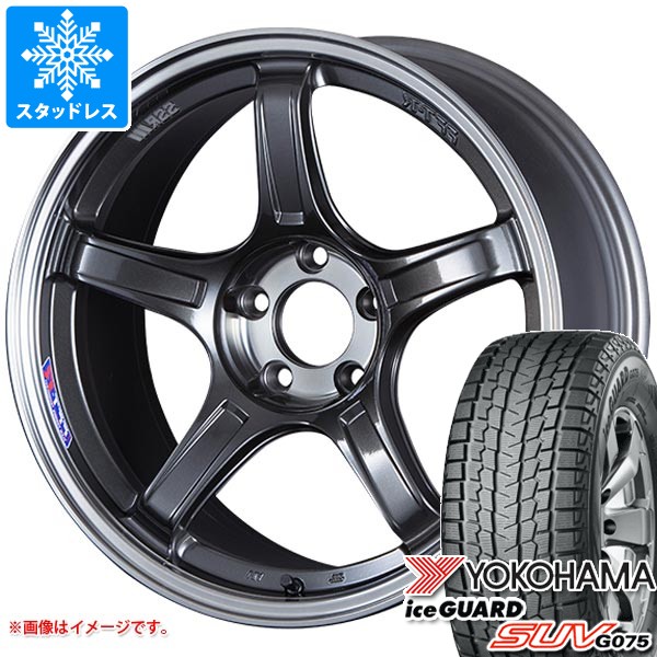【タイヤ交換対象】スタッドレスタイヤ ヨコハマ アイスガード SUV G075 235/60R18 107T XL ＆ SSR GTX03 8.5-18 タイヤホイール4本セット235/60-18 YOKOHAMA iceGUARD SUV G075 118,550円