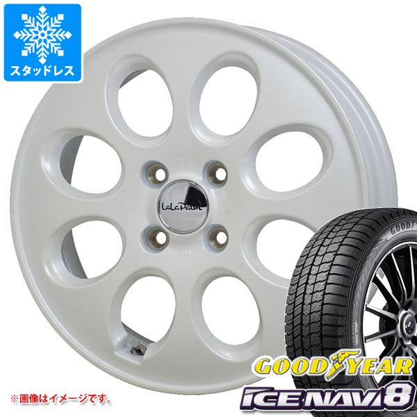 【タイヤ交換対象】アトレーワゴン S300系用 スタッドレス グッドイヤー アイスナビ8 165/65R14 79Q ララパーム オーバル タイヤホイール4本セット|タイヤマックス