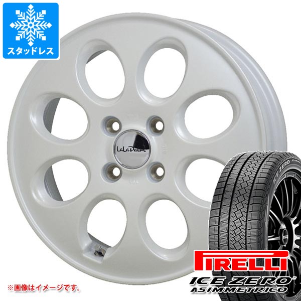 【タイヤ交換対象】ダイハツ タフト LA900系用 スタッドレス ピレリ アイスゼロアシンメトリコ 175/65R15 84T ララパーム オーバル タイヤホイール4本セット|タイヤマックス