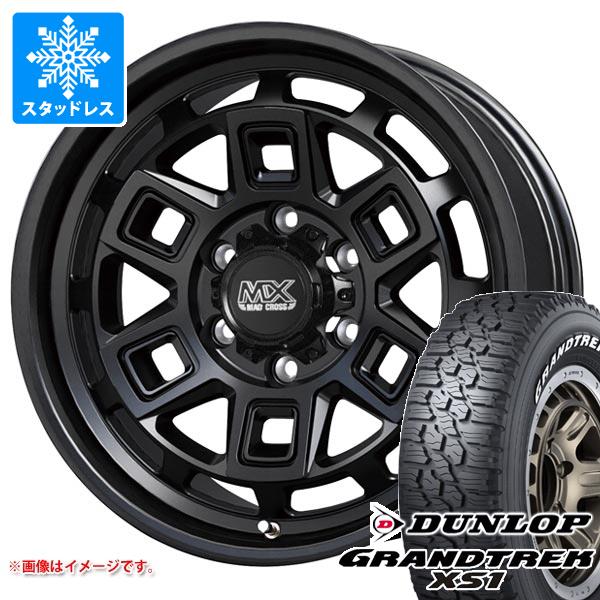 【タイヤ交換対象】ハイエース 200系用 スタッドレス ダンロップ グラントレック XS1 LT215/70R16 100/97N ホワイトレター マッドクロス アイヴァー タイヤホイール4本セット｜タイヤマックス