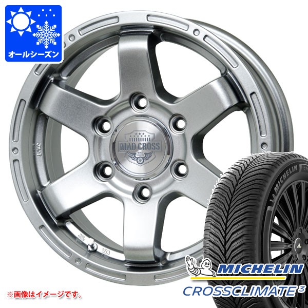 ミツビシ トライトン LC2T用 オールシーズンタイヤ ミシュラン クロスクライメート3 265/60R18 110H マッドクロス MC-76 7.5-18 タイヤホイール4本セット｜タイヤマックス
