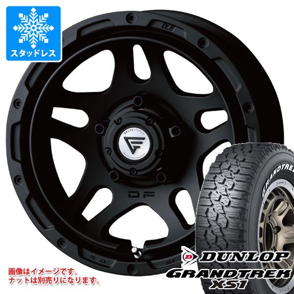 【タイヤ交換対象】5本セット ジムニーシエラ JB74W用 スタッドレス ダンロップ グラントレック XS1 LT215/70R16 100/97N ホワイトレター デルタフォース オーバーランダー タイヤホイール5本セット|タイヤマックス