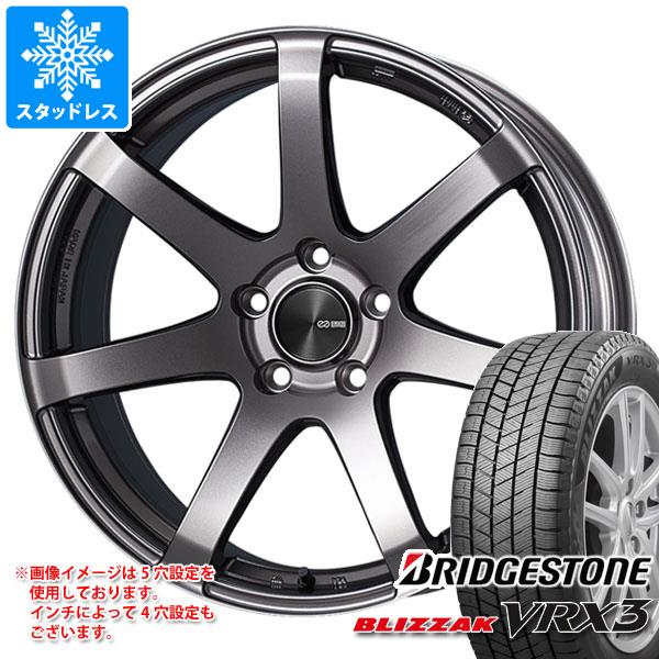 【タイヤ交換対象】スタッドレスタイヤ ブリヂストン ブリザック VRX3 225/50R18 95Q ＆ エンケイ パフォーマンスライン PF07 7.5-18 タイヤホイール4本セット225/50-18 BRIDGESTONE BLIZZAK VRX3｜タイヤマックス