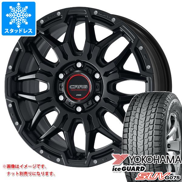 【タイヤ交換対象】トヨタ ランドクルーザー250用 スタッドレス ヨコハマ アイスガード SUV G075 265/70R18 116T XL ワーク クラッグ LCG タイヤホイール4本セット｜タイヤマックス