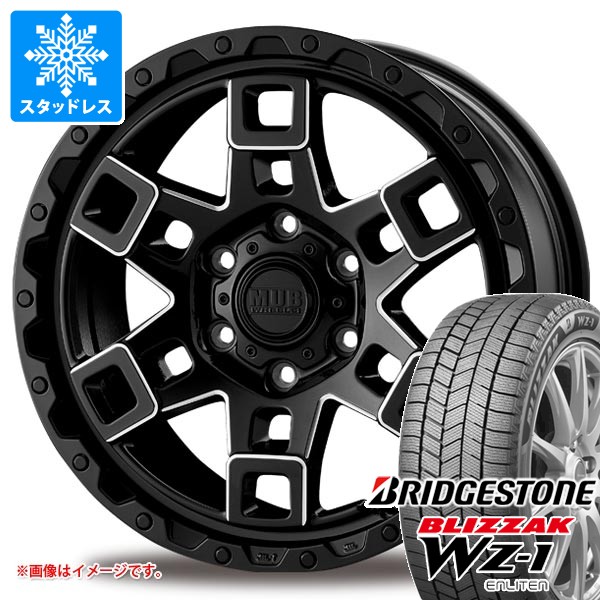 【タイヤ交換対象】トヨタ ランドクルーザー250用 スタッドレス ブリヂストン ブリザック WZ-1 265/65R18 116Q XL 2025年10月発売サイズ インターミラノ マッドバーン XR-450T タイヤホイール4本セット