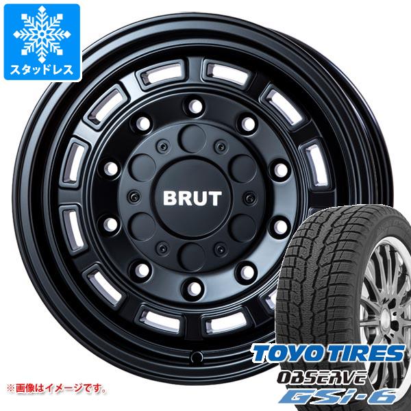 【タイヤ交換対象】デリカD5用 スタッドレス トーヨー オブザーブ GSi-6 215/70R16 100Q ブルート BR-70 タイヤホイール4本セット｜タイヤマックス