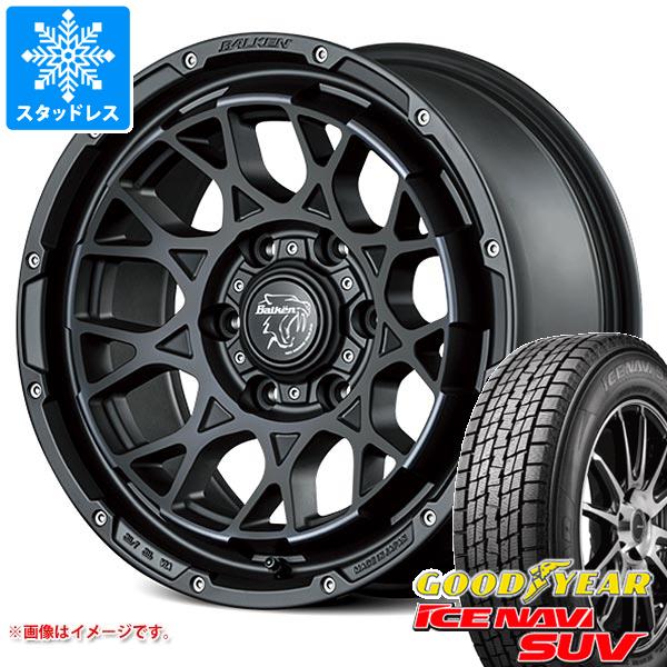 【タイヤ交換対象】FJクルーザー 10系用 スタッドレス グッドイヤー アイスナビ SUV 265/70R17 115Q ヴァルケン ローツェ タイヤホイール4本セット｜タイヤマックス