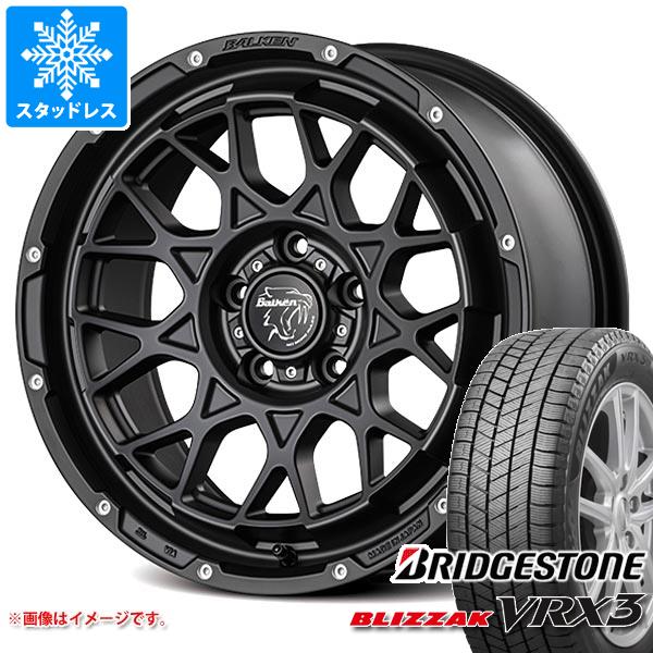 【タイヤ交換対象】デリカD5用 スタッドレス ブリヂストン ブリザック VRX3 235/65R17 108Q XL ヴァルケン ローツェ タイヤホイール4本セット｜タイヤマックス