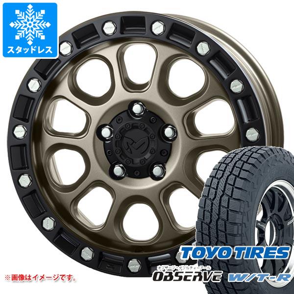 【タイヤ交換対象】5本セット ジープ ラングラー JK/JL系用 スタッドレス トーヨー オブザーブ WTR LT265/70R17 112/109Q MKW M204 タイヤホイール5本セット|タイヤマックス