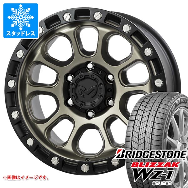 【タイヤ交換対象】ミツビシ トライトン LC2T用 スタッドレス ブリヂストン ブリザック WZ-1 265/65R17 112Q 2025年10月発売サイズ MKW M204 タイヤホイール4本セット|タイヤマックス