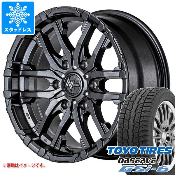 【タイヤ交換対象】ランドクルーザー プラド 150系用 スタッドレス トーヨー オブザーブ GSi-6 265/70R17 115Q ナイトロパワー M26 クロスファング タイヤホイール4本セット|タイヤマックス