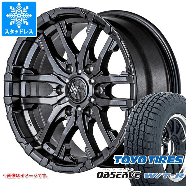 【タイヤ交換対象】ハイラックス 120系用 スタッドレス トーヨー オブザーブ WTR LT265/70R17 112/109Q ナイトロパワー M26 クロスファング タイヤホイール4本セット｜タイヤマックス