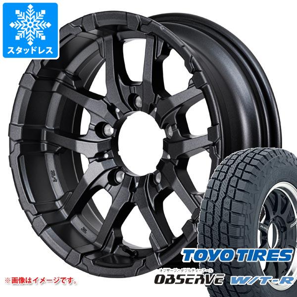 【タイヤ交換対象】5本セット ジムニーシエラ JB74W用 スタッドレス トーヨー オブザーブ WTR 185/85R16 105/103N LT ナイトロパワー M26 クロスファング タイヤホイール5本セット|タイヤマックス