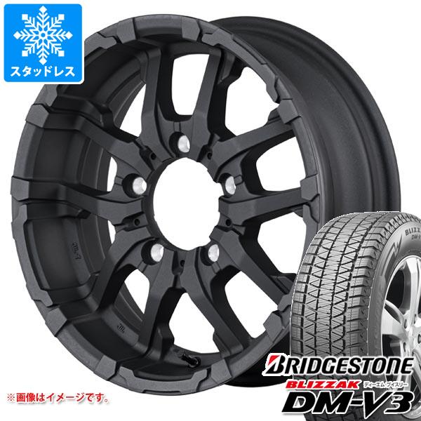 【タイヤ交換対象】ジムニー用 スタッドレス ブリヂストン ブリザック DM-V3 175/80R16 91Q ナイトロパワー M26 クロスファング タイヤホイール4本セット|タイヤマックス