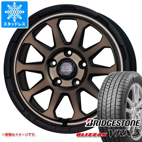 【タイヤ交換対象】CX-5 KE/KF系用 スタッドレス ブリヂストン ブリザック VRX3 215/70R16 100Q マッドクロスレンジャー タイヤホイール4本セット|タイヤマックス