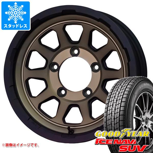 【タイヤ交換対象】5本セット ジムニー JB64W用 スタッドレス グッドイヤー アイスナビ SUV 215/70R16 100Q マッドクロスレンジャー タイヤホイール5本セット|タイヤマックス