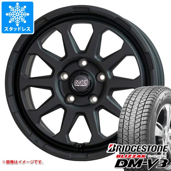 【タイヤ交換対象】アウトランダー GF/GG系用 スタッドレス ブリヂストン ブリザック DM-V3 215/70R16 100Q マッドクロスレンジャー タイヤホイール4本セット