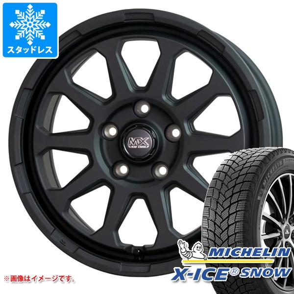 【タイヤ交換対象】デリカD5用 スタッドレス ミシュラン エックスアイススノー SUV 235/65R17 108T XL マッドクロスレンジャー タイヤホイール4本セット|タイヤマックス