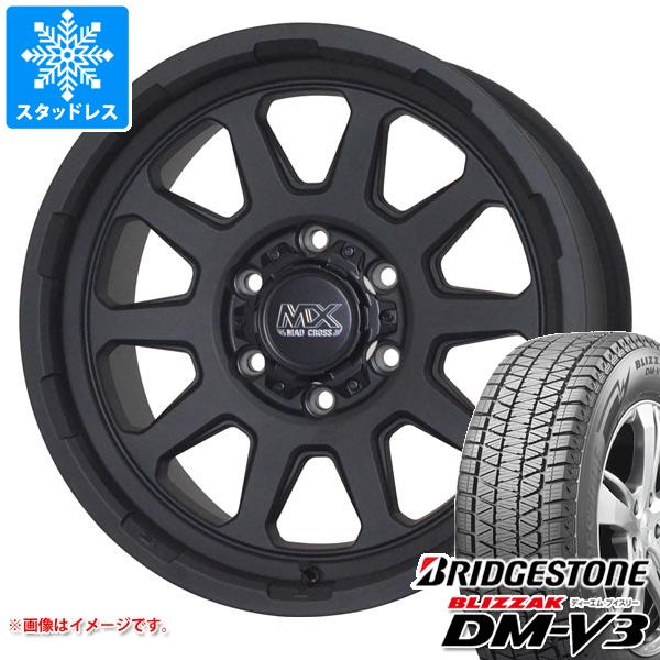 【タイヤ交換対象】ハイラックスサーフ215系用 スタッドレス ブリヂストン ブリザック DM-V3 265/65R17 112Q マッドクロスレンジャー タイヤホイール4本セット｜タイヤマックス 108,130円