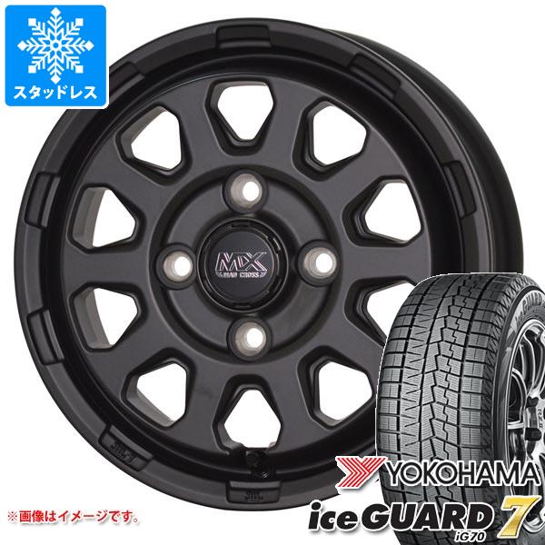 【タイヤ交換対象】スタッドレスタイヤ ヨコハマ アイスガードセブン iG70 165/50R15 73Q ＆ マッドクロスレンジャー 4.5-15 タイヤホイール4本セット165/50-15 YOKOHAMA iceGUARD 7 iG70