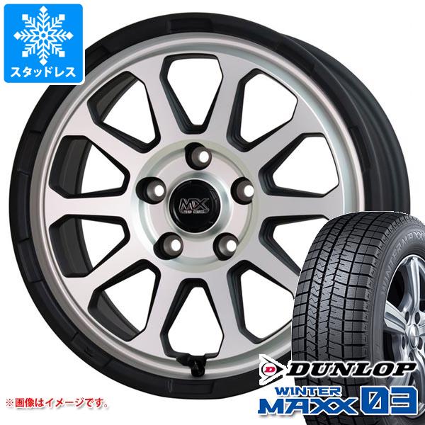 【タイヤ交換対象】エクリプスクロス GK系用 スタッドレス ダンロップ ウインターマックス03 WM03 225/65R17 102Q マッドクロスレンジャー タイヤホイール4本セット｜タイヤマックス