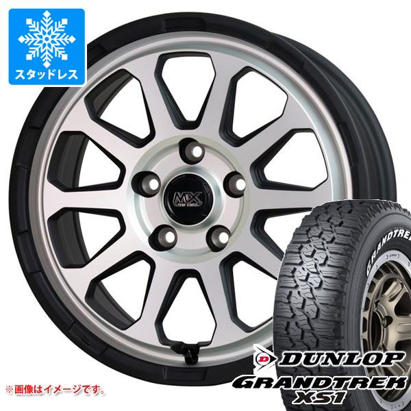【タイヤ交換対象】アウトランダー GF/GG系用 スタッドレス ダンロップ グラントレック XS1 LT215/70R16 100/97N ホワイトレター マッドクロスレンジャー タイヤホイール4本セット｜タイヤマックス